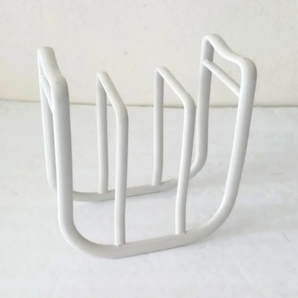 Sink Organizing Sponge Holder Metal White 5.5
